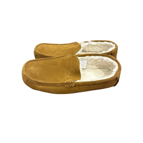 Koolaburra Cozy Tan Suede Loafers for Men main image 5